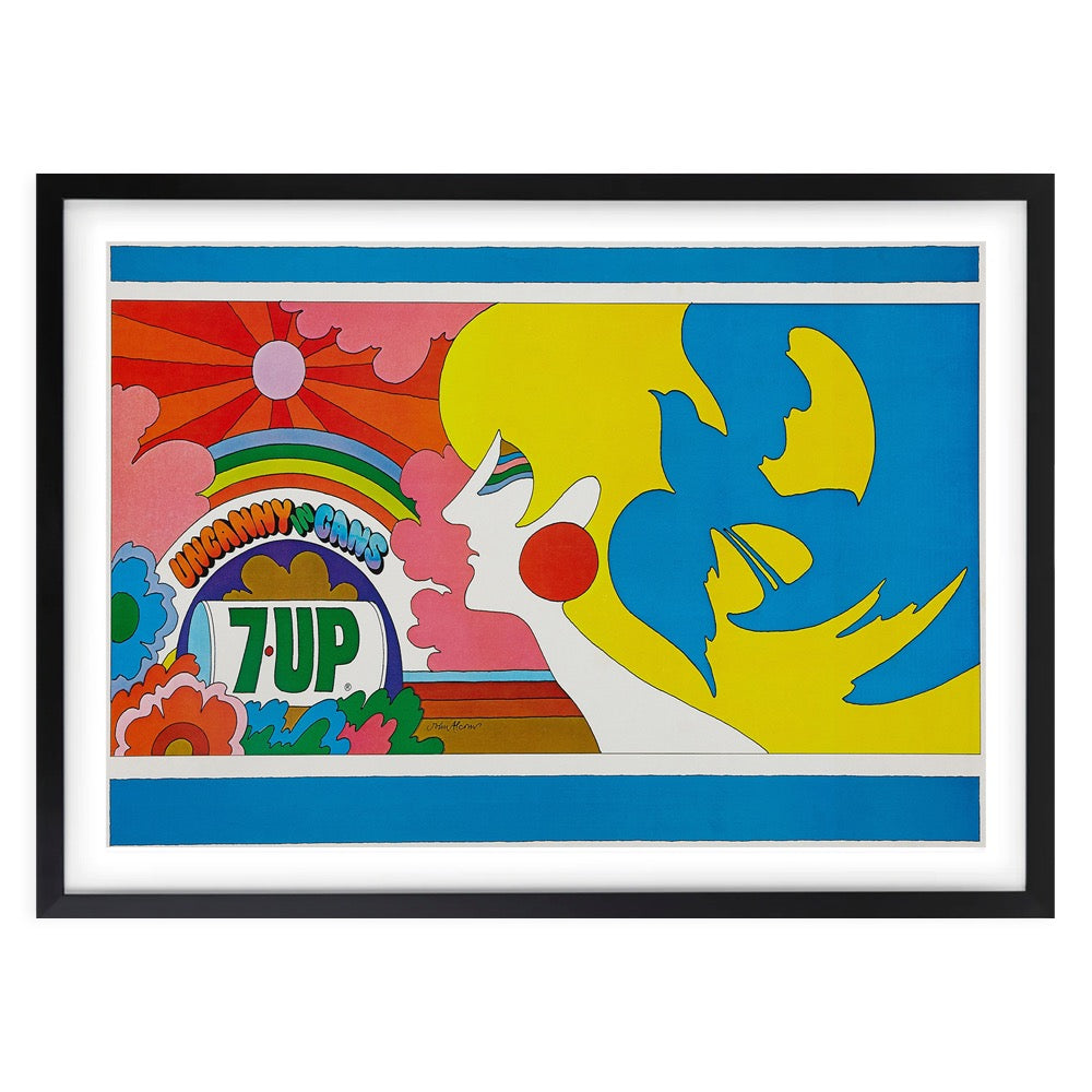 Wall Art's 7 Up 1969 Large 105cm x 81cm Framed A1 Art Print