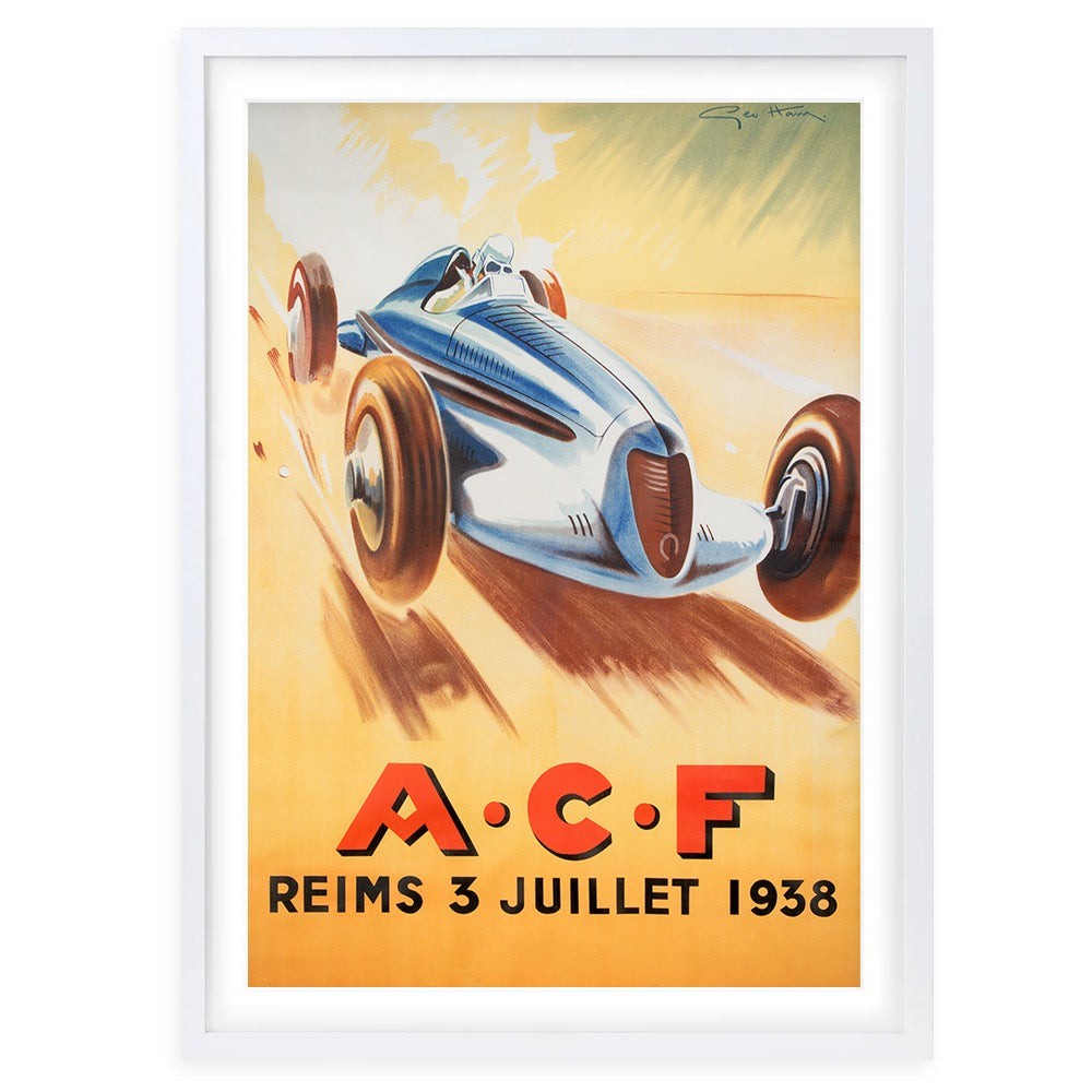 Wall Art's Acf 1938 Large 105cm x 81cm Framed A1 Art Print