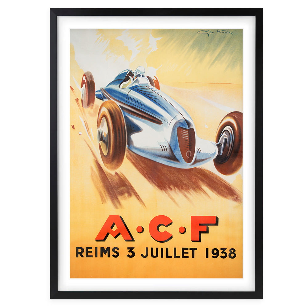 Wall Art's Acf 1938 Large 105cm x 81cm Framed A1 Art Print