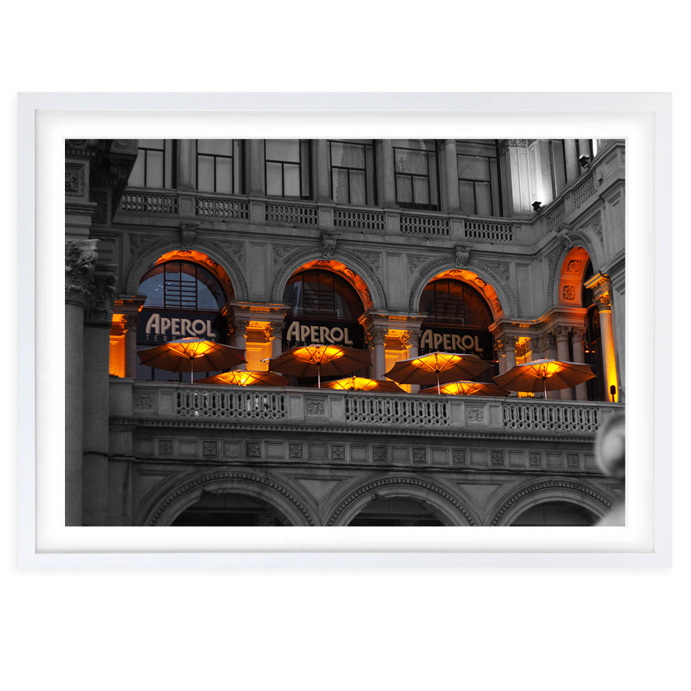 Wall Art's Aperol Terrazza Large 105cm x 81cm Framed A1 Art Print