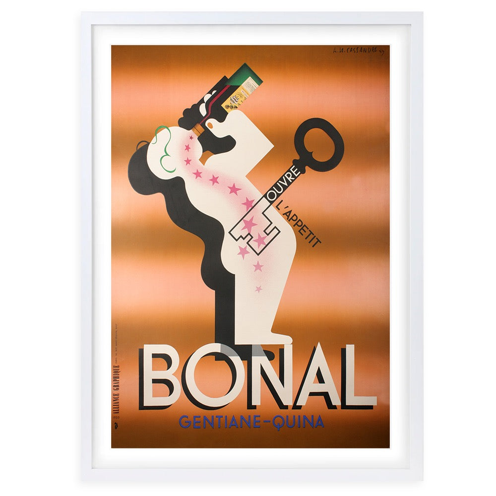 Wall Art's Bonal 1933 Large 105cm x 81cm Framed A1 Art Print