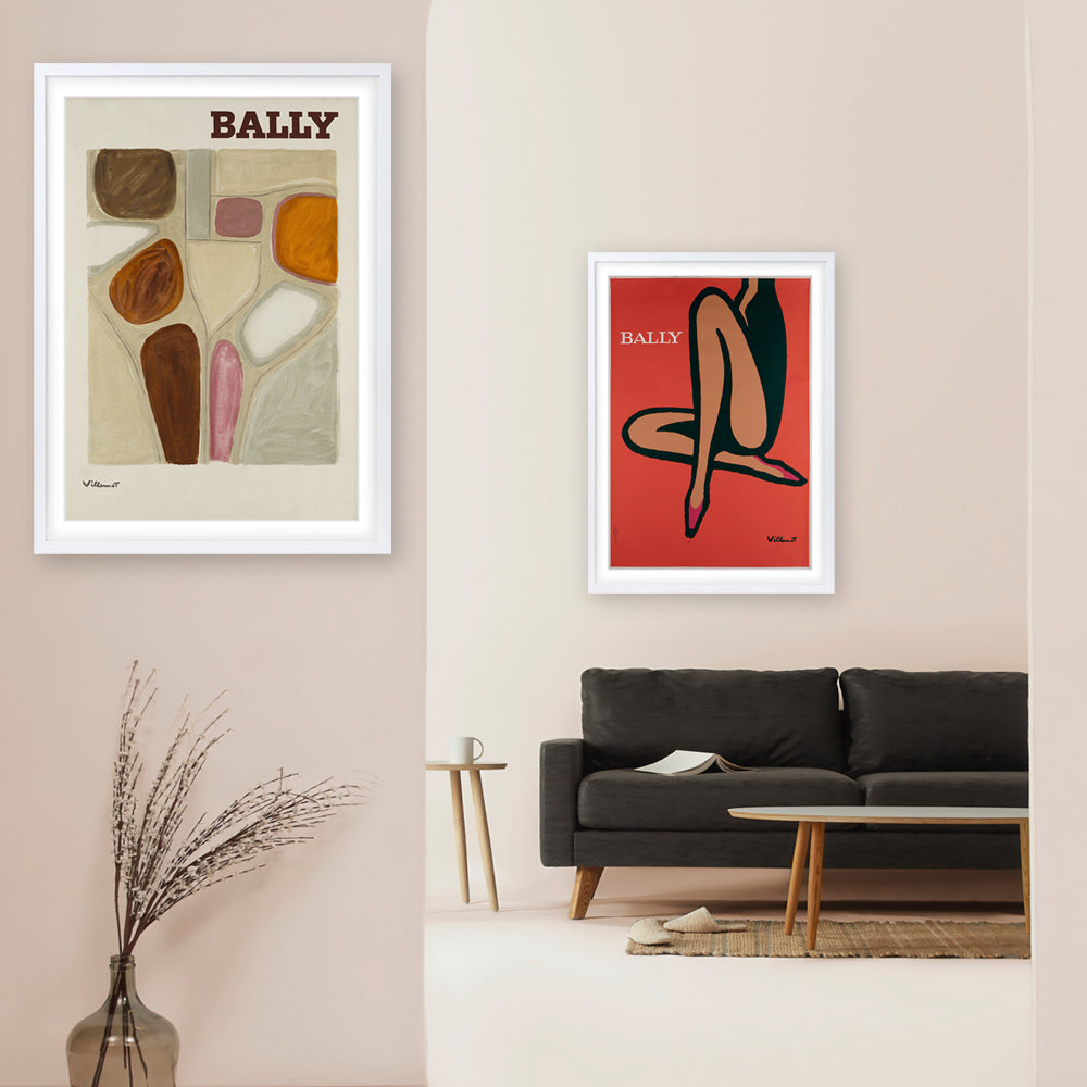 Wall Art's Bally Showbiz Large 105cm x 81cm Framed A1 Art Print