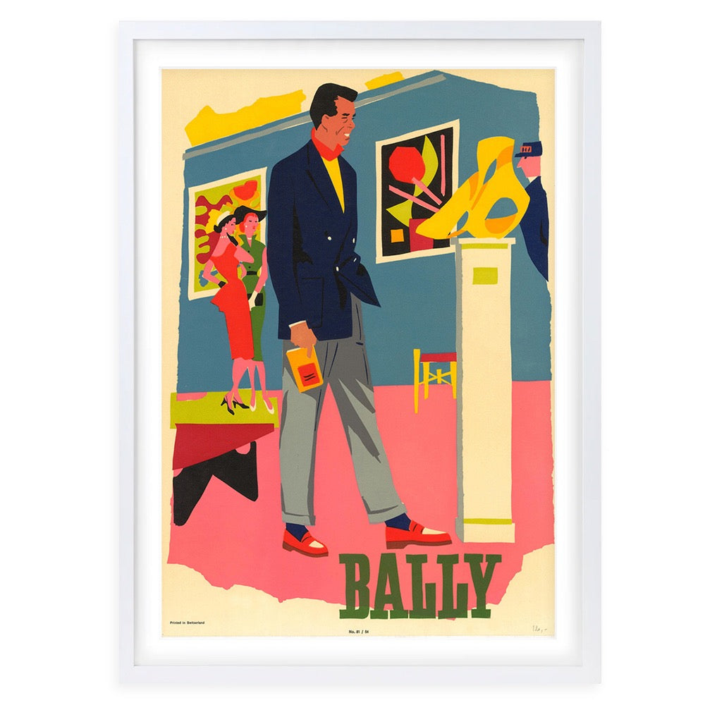 Wall Art's Bally 5 Large 105cm x 81cm Framed A1 Art Print