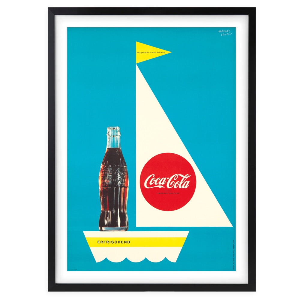 Wall Art's Coca Cola 1 Large 105cm x 81cm Framed A1 Art Print