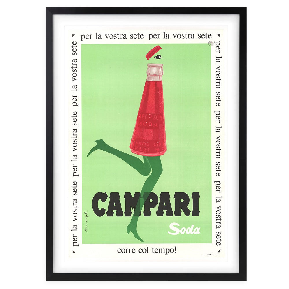 Wall Art's Campari 2 Large 105cm x 81cm Framed A1 Art Print