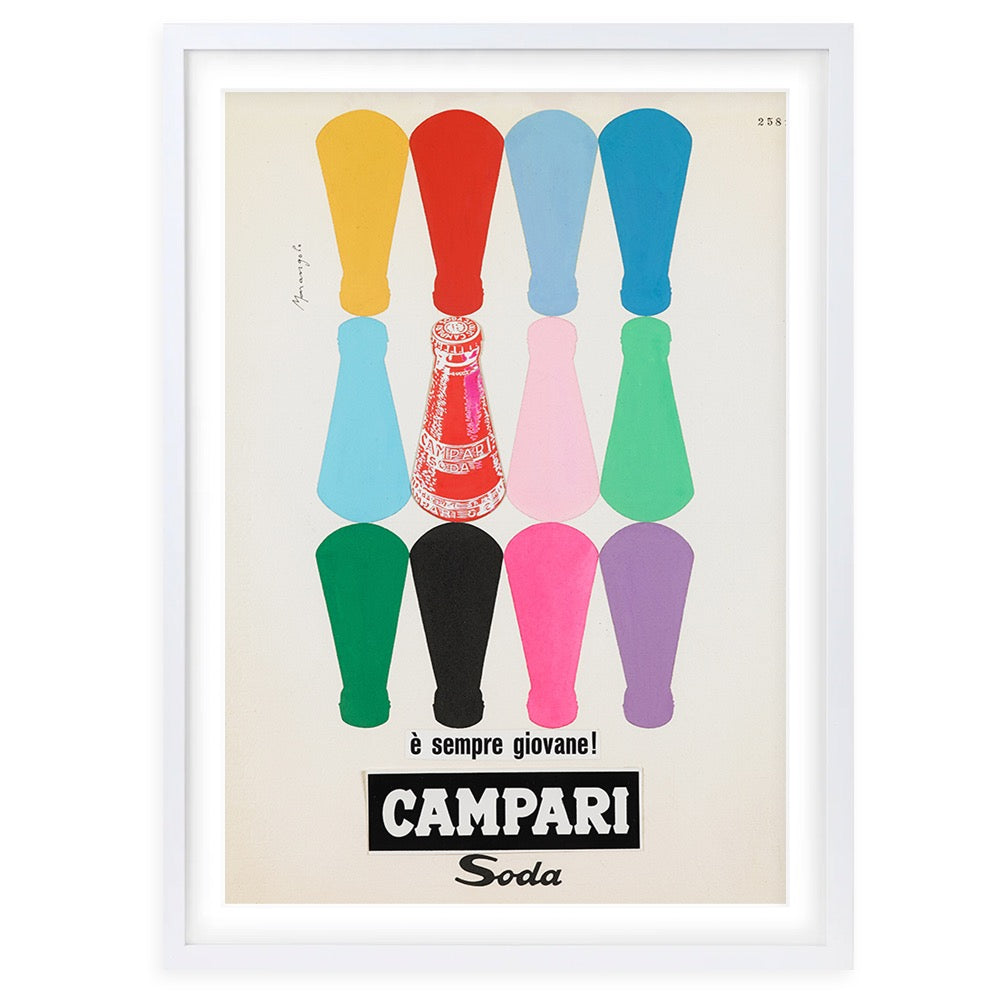 Wall Art's Campari 4 Large 105cm x 81cm Framed A1 Art Print