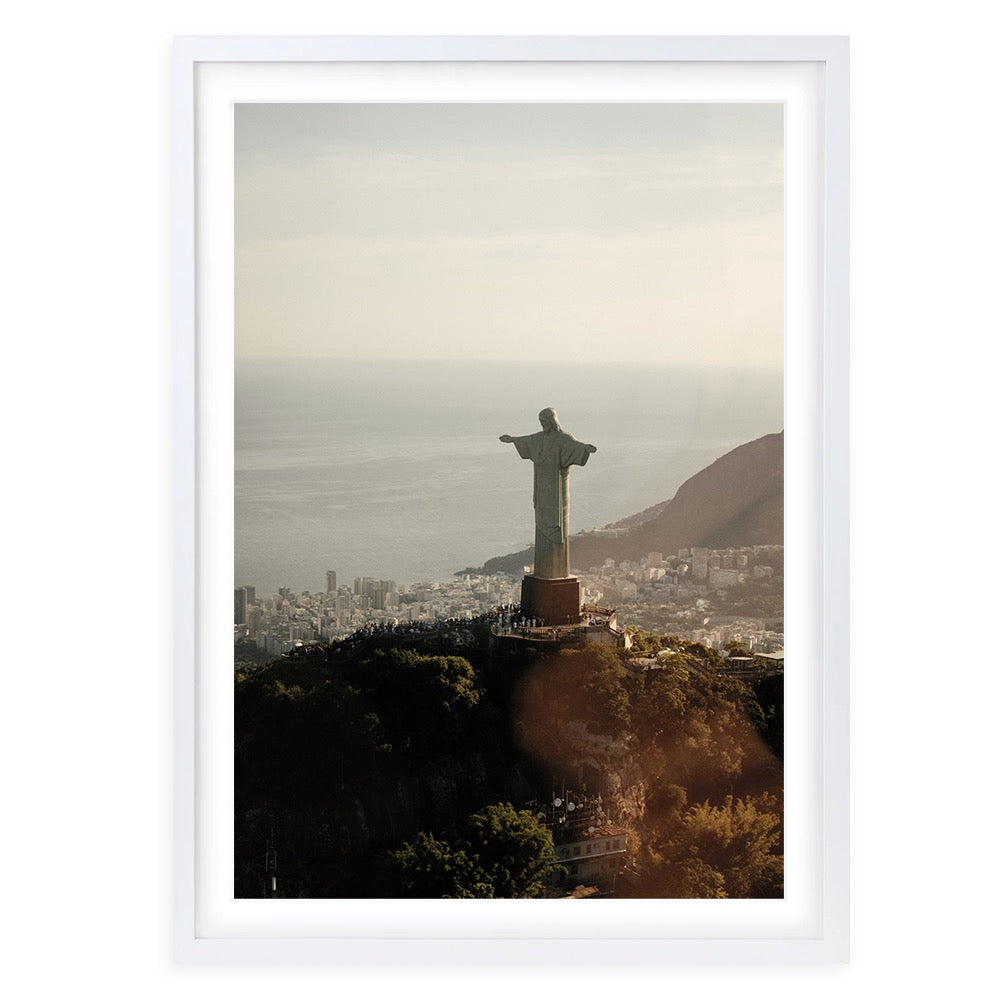 Wall Art's Christ The Redeemer Large 105cm x 81cm Framed A1 Art Print