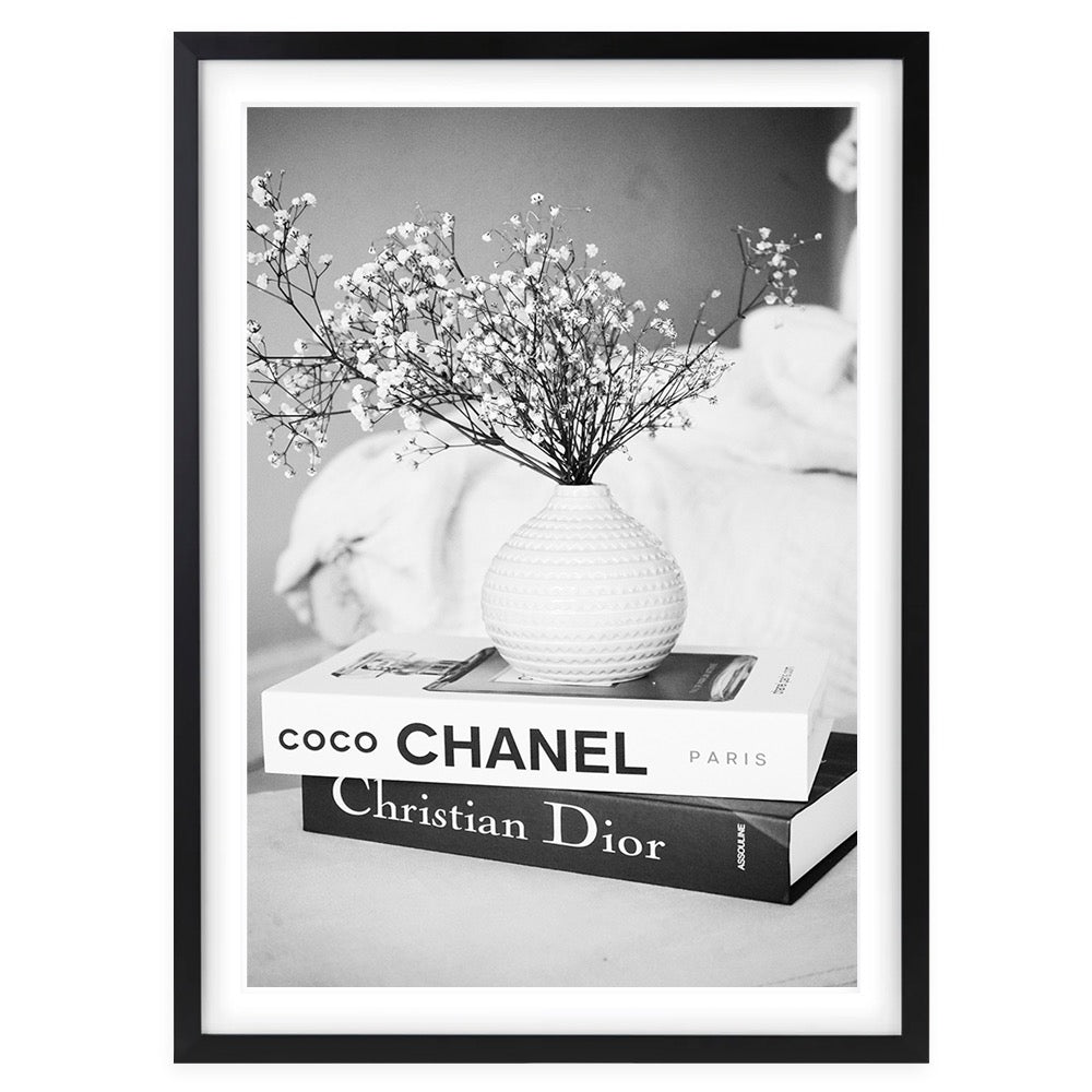 Wall Art's Designer Books Large 105cm x 81cm Framed A1 Art Print