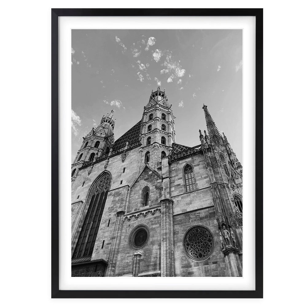 Wall Art's Italian Church Large 105cm x 81cm Framed A1 Art Print