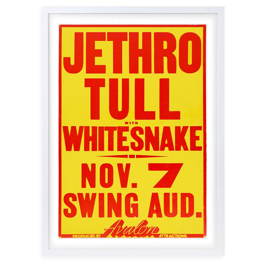 Wall Art's Jehtro Tull Large 105cm x 81cm Framed A1 Art Print