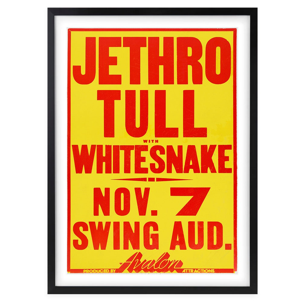 Wall Art's Jehtro Tull Large 105cm x 81cm Framed A1 Art Print