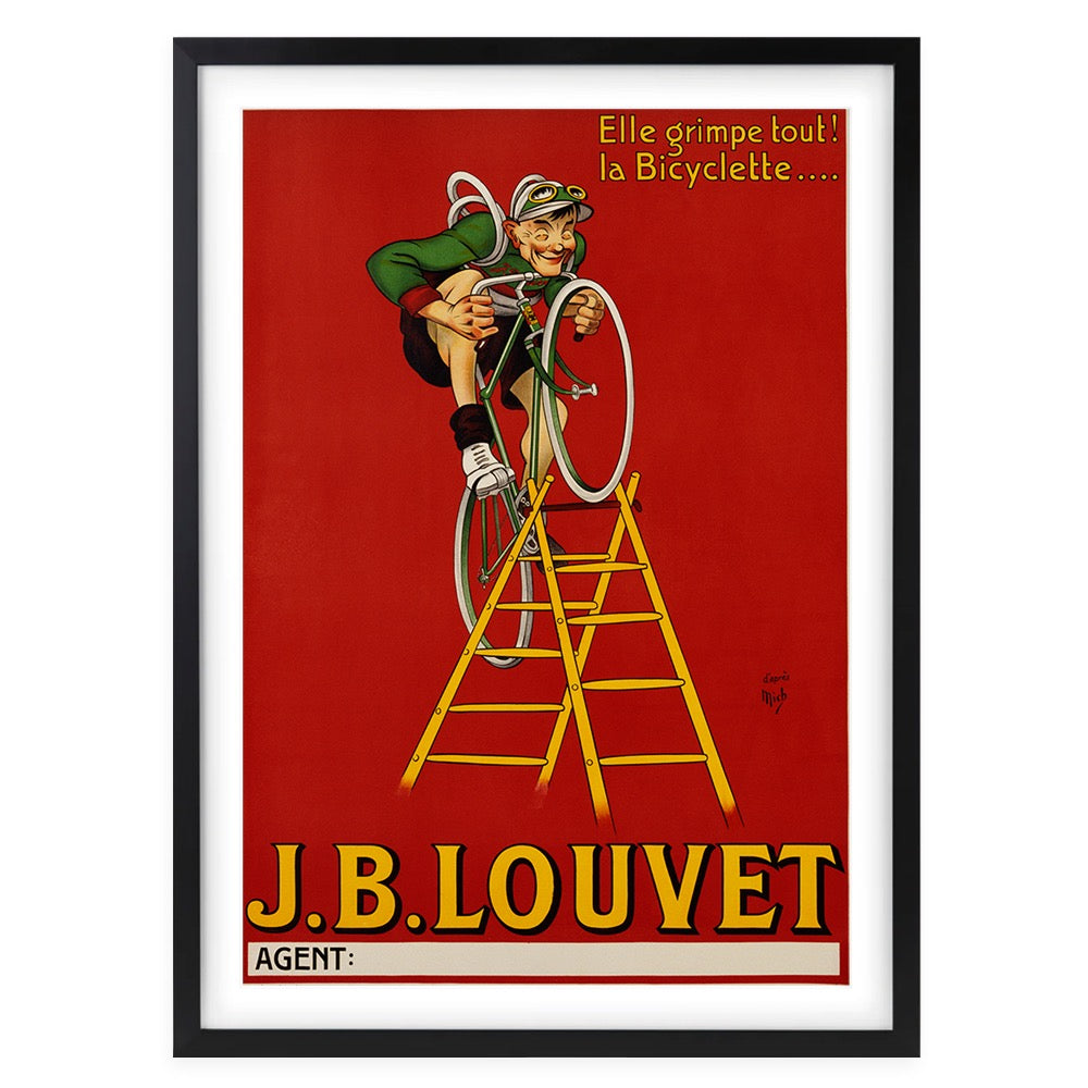 Wall Art's J B Louvet Large 105cm x 81cm Framed A1 Art Print