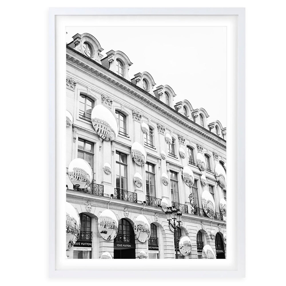 Wall Art's Louis Vuitton Building Large 105cm x 81cm Framed A1 Art Print