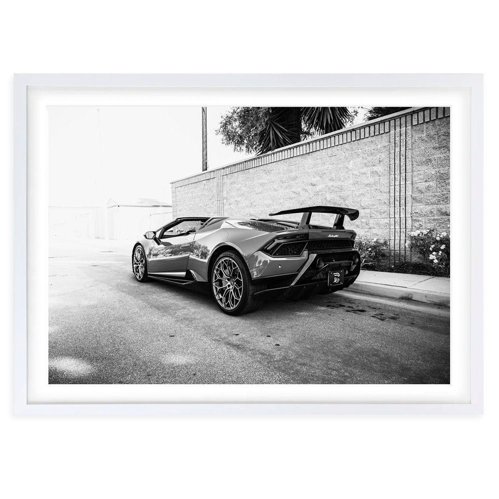 Wall Art's Lamborgini Large 105cm x 81cm Framed A1 Art Print