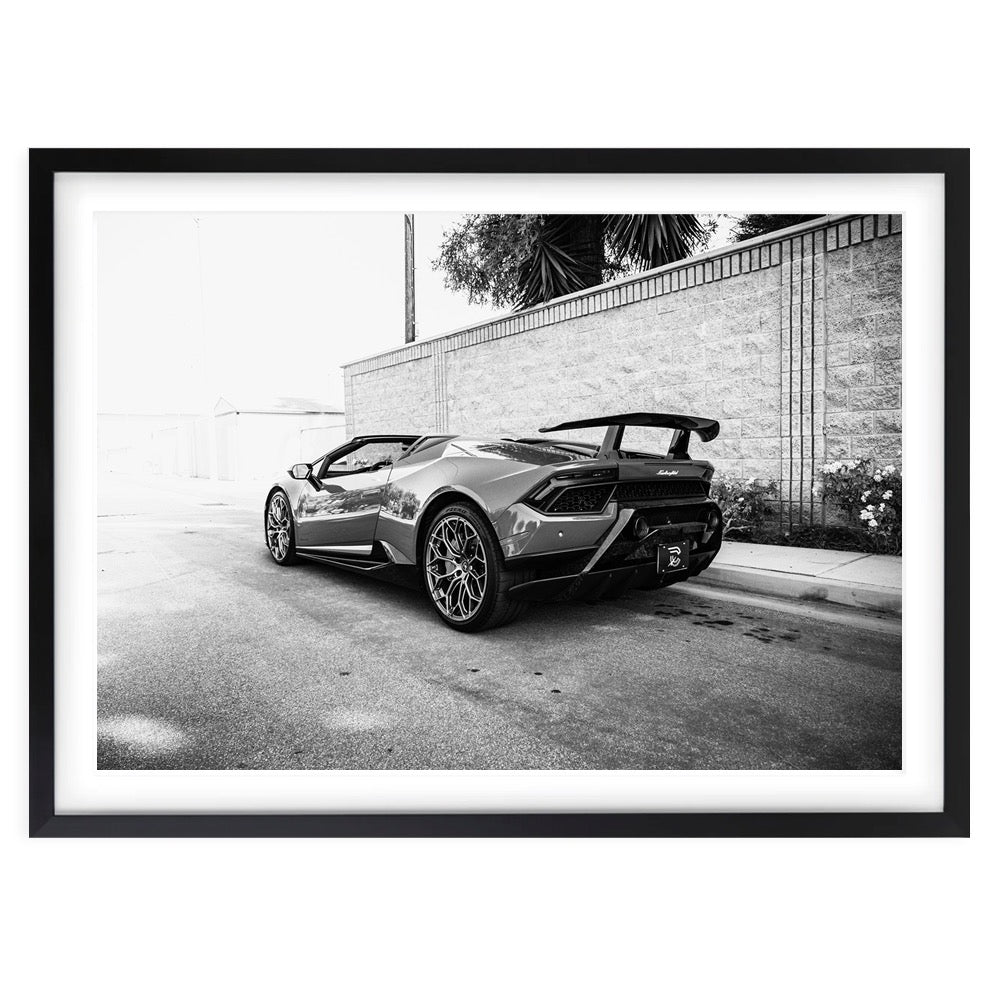 Wall Art's Lamborgini Large 105cm x 81cm Framed A1 Art Print