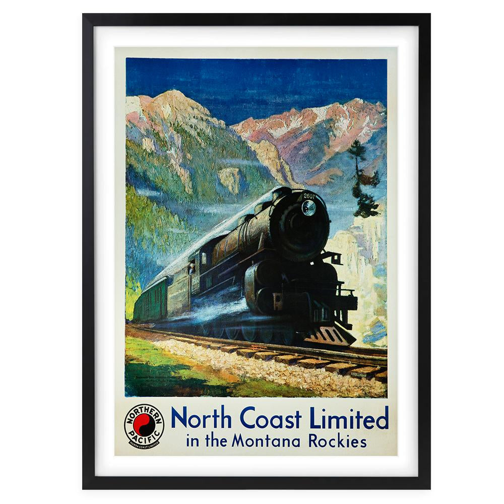 Wall Art's North Coast United Large 105cm x 81cm Framed A1 Art Print