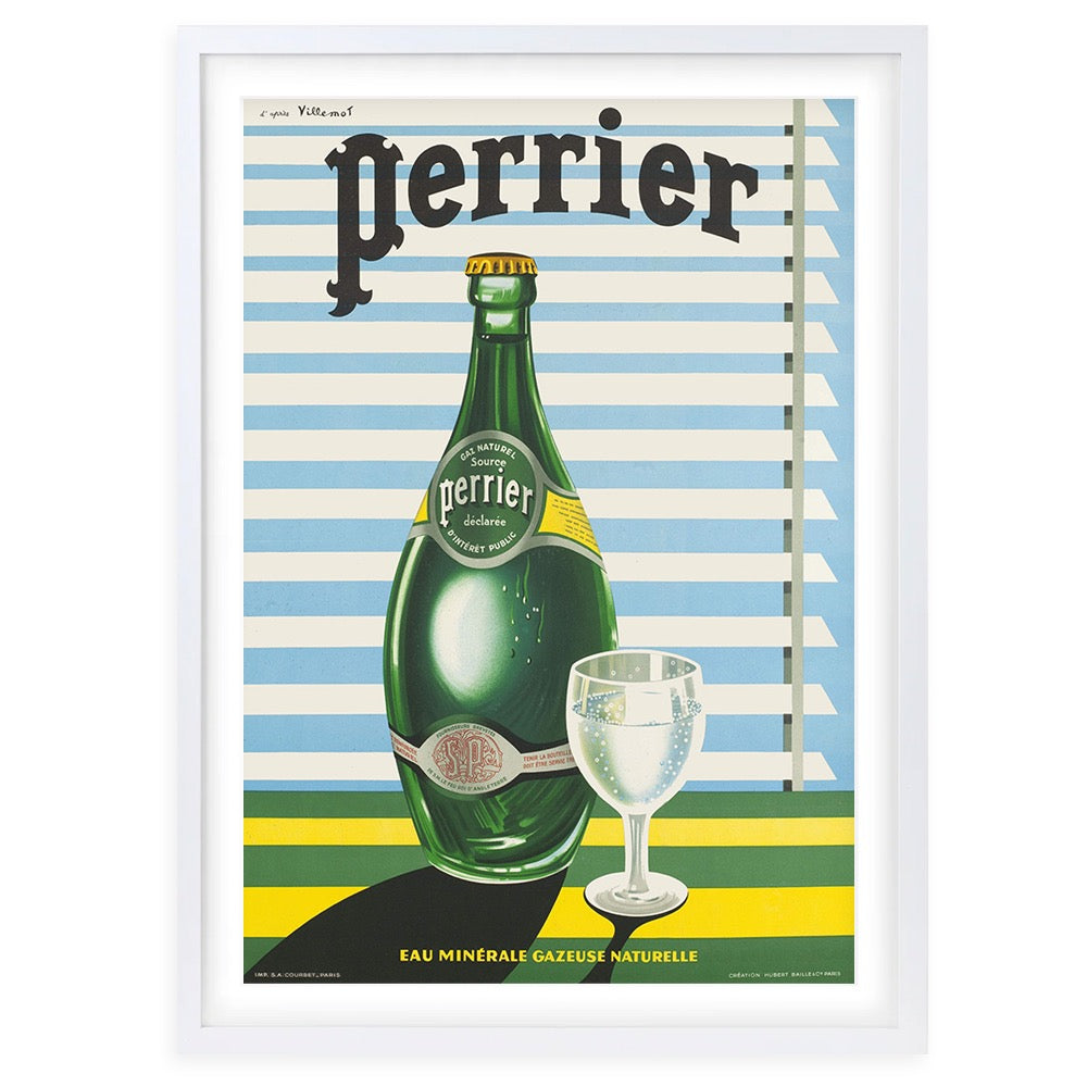 Wall Art's Perrier Bottle Large 105cm x 81cm Framed A1 Art Print