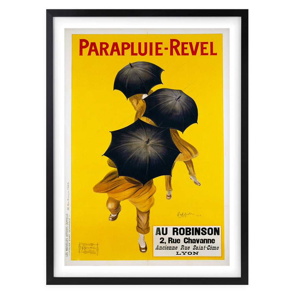 Wall Art's Parapluie Revel Large 105cm x 81cm Framed A1 Art Print