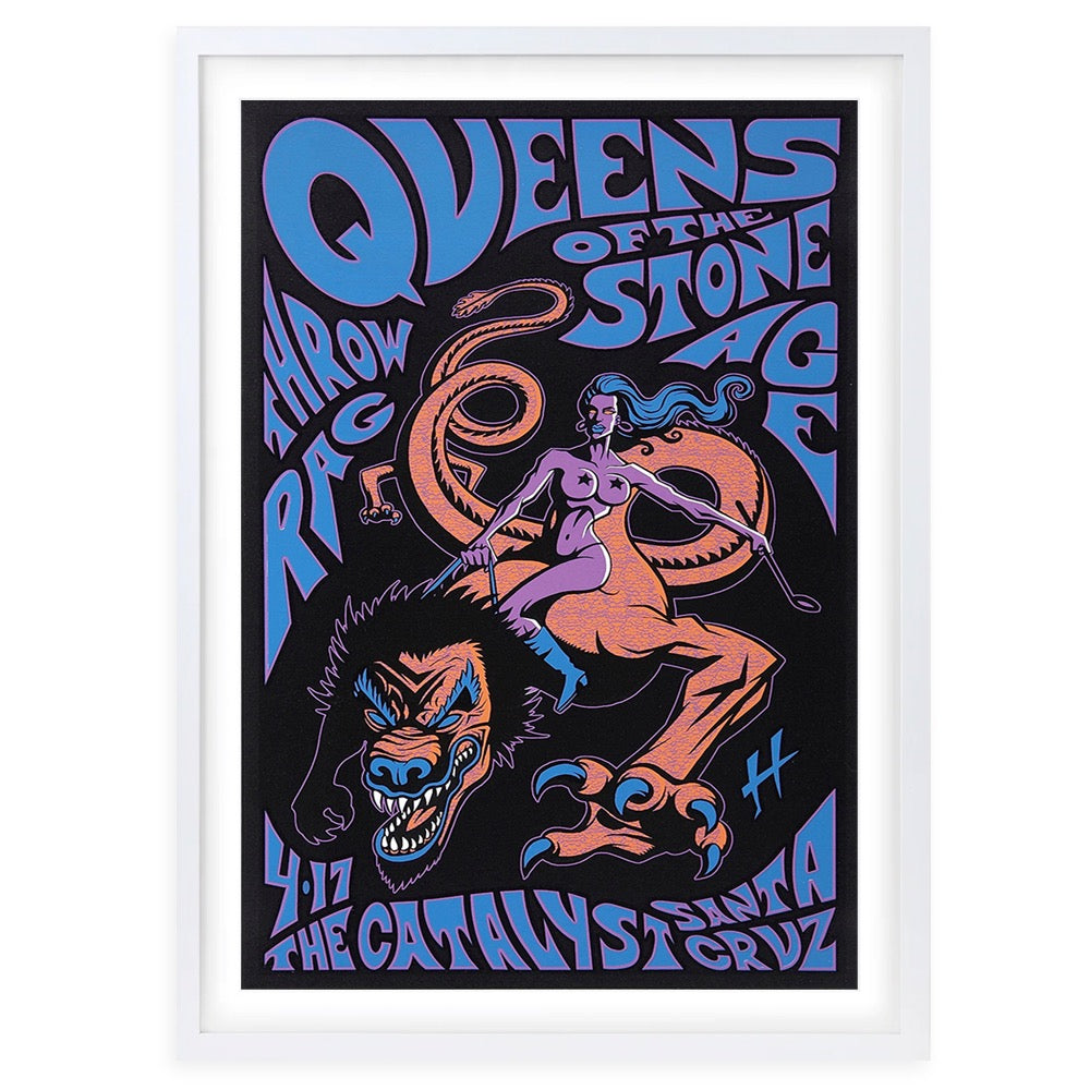 Wall Art's Queens Of The Stone Age - The Catalyst - 2003 Large 105cm x 81cm Framed A1 Art Print