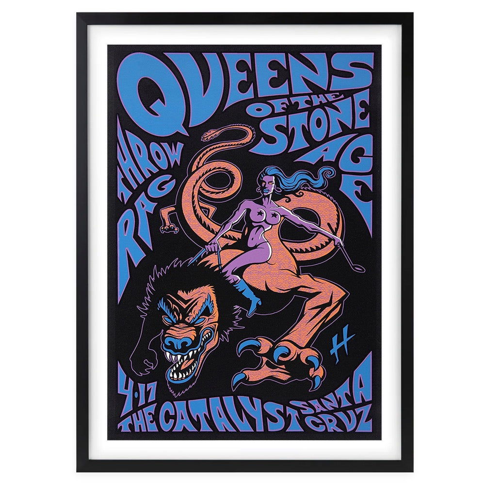 Wall Art's Queens Of The Stone Age - The Catalyst - 2003 Large 105cm x 81cm Framed A1 Art Print