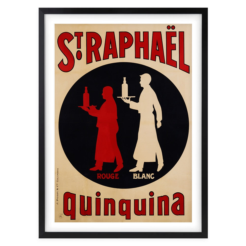 Wall Art's St Raphael Quinquina Large 105cm x 81cm Framed A1 Art Print