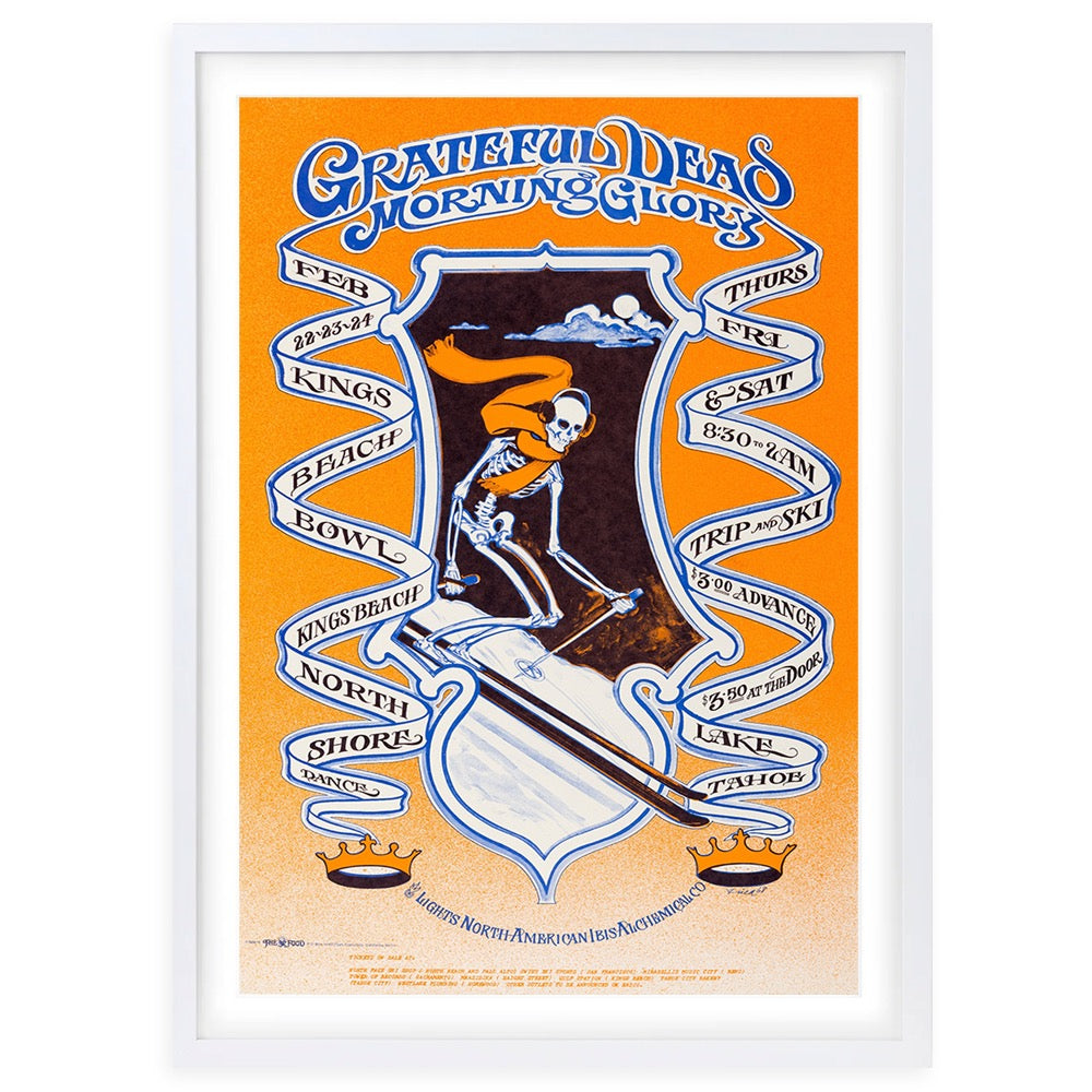 Wall Art's The Grateful Dead - Kings Beach - 1968 Large 105cm x 81cm Framed A1 Art Print