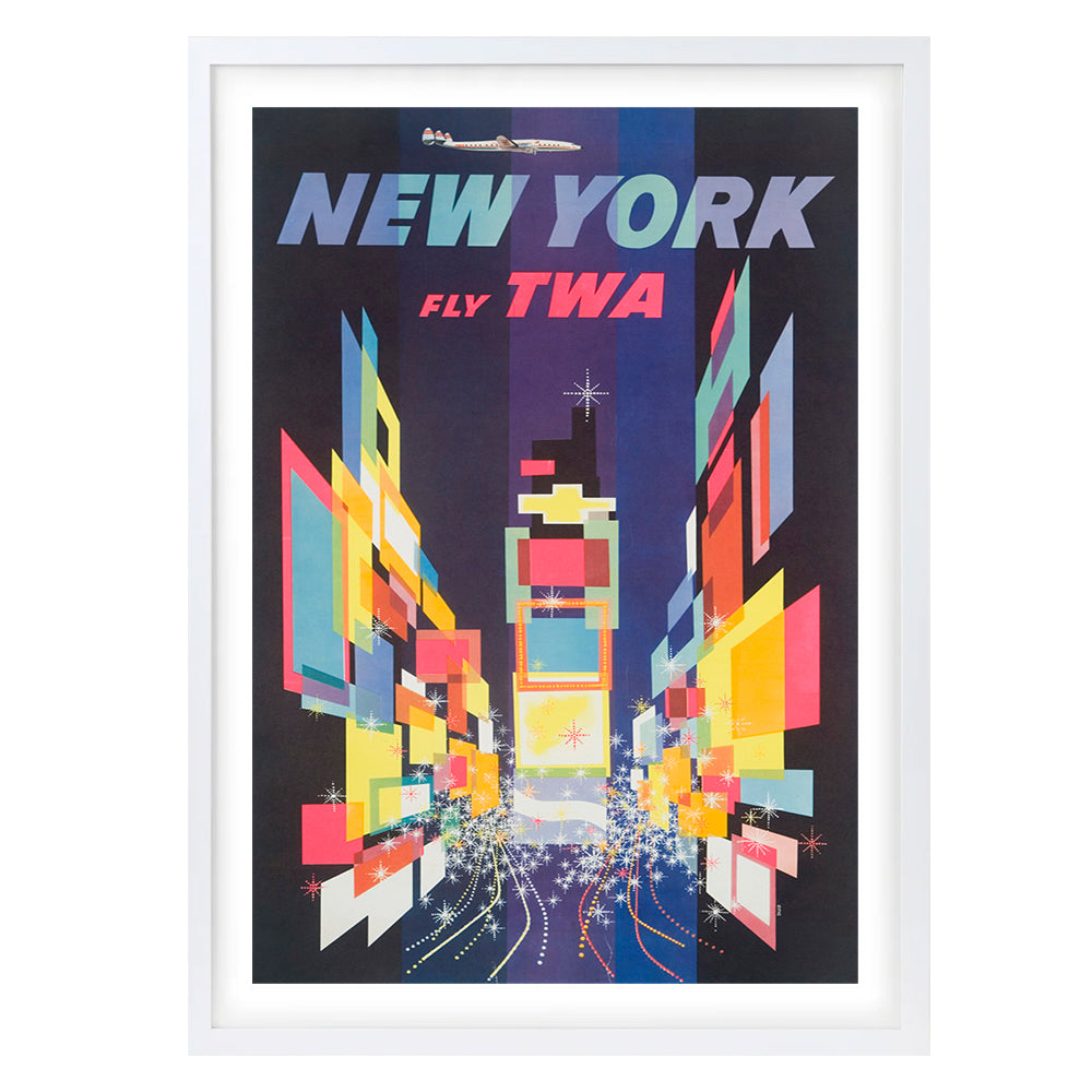 Wall Art's TWA New York Large 105cm x 81cm Framed A1 Art Print