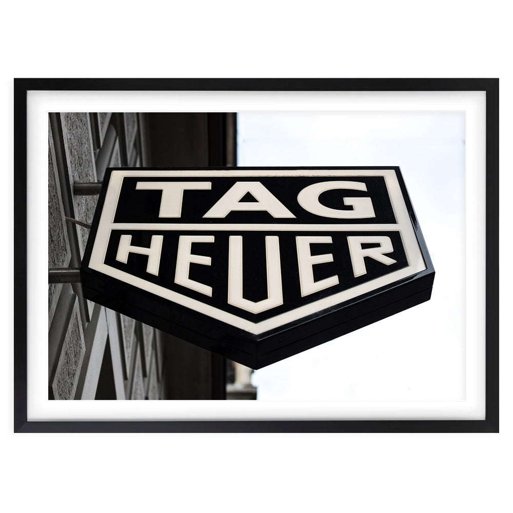 Wall Art's Tag Heuer Large 105cm x 81cm Framed A1 Art Print