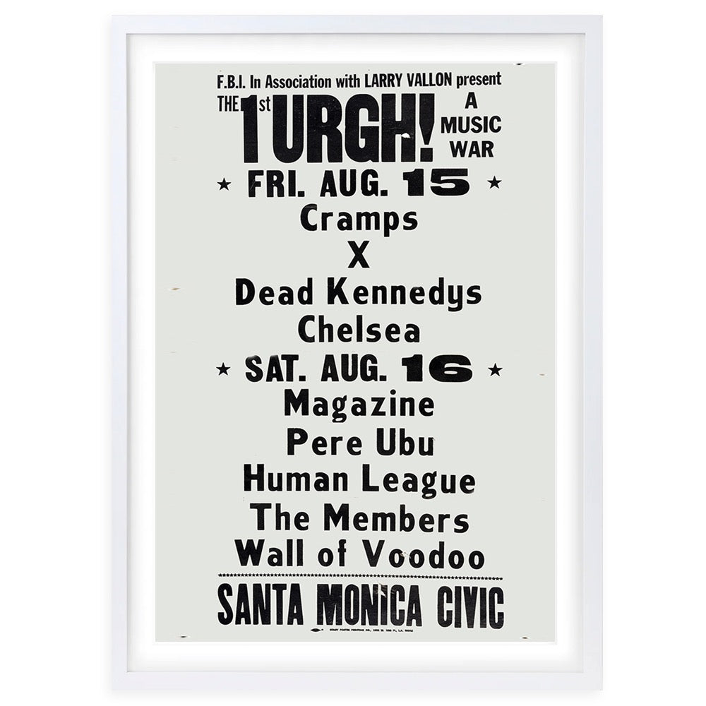 Wall Art's Urgh Large 105cm x 81cm Framed A1 Art Print