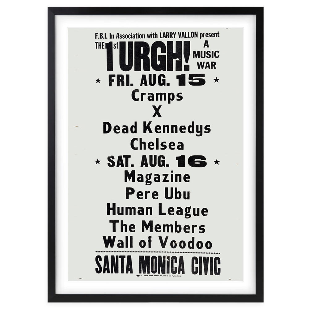 Wall Art's Urgh Large 105cm x 81cm Framed A1 Art Print