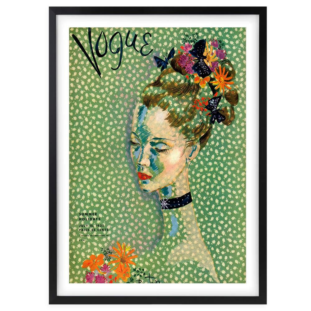 Wall Art's Vogue July 1935 Large 105cm x 81cm Framed A1 Art Print