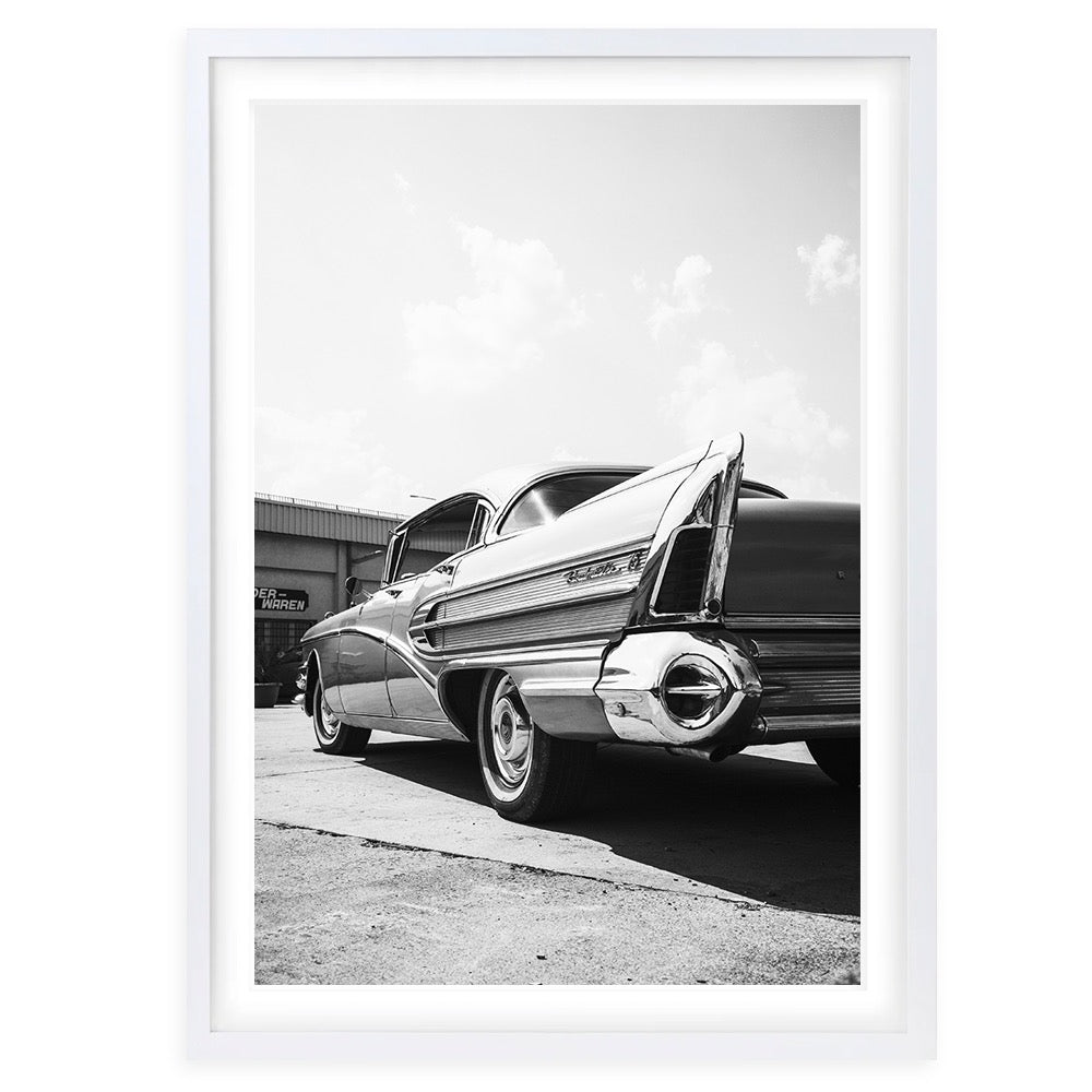 Wall Art's Vintage Car Large 105cm x 81cm Framed A1 Art Print