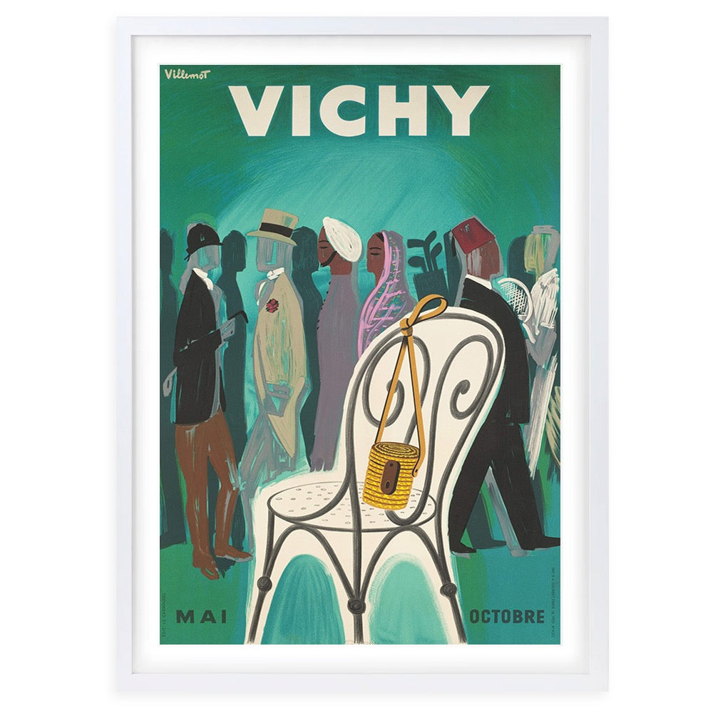 Wall Art's Vichy Large 105cm x 81cm Framed A1 Art Print