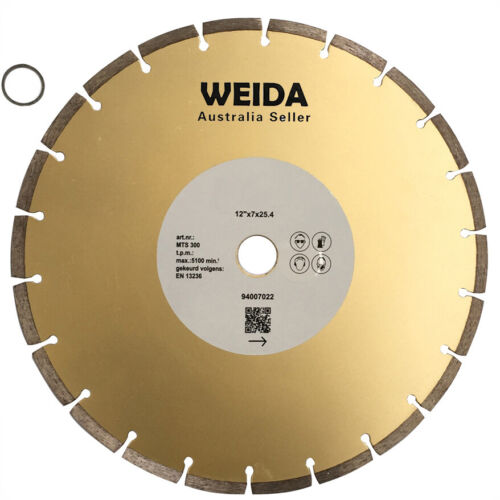 5x 300mm Diamond Cutting Blade 12" Dry Segment Circular Saw Disc 12" 25.4/22.2mm