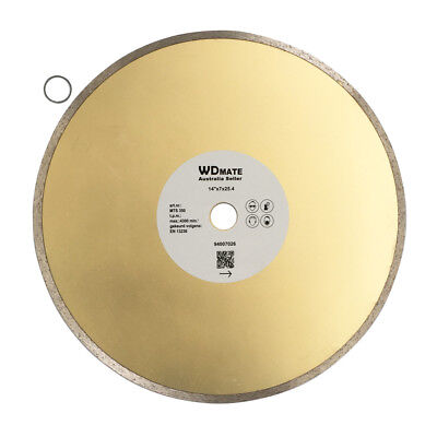 350mm Diamond Cutting Wet 14" Circular Saw Blade Disc 25.4/22.23mm Tile Granite