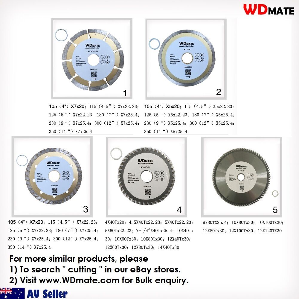 3x 250mm 60T Wood Cutting Disc TCT Circular Saw Blade Wheel Cross ATB Timber