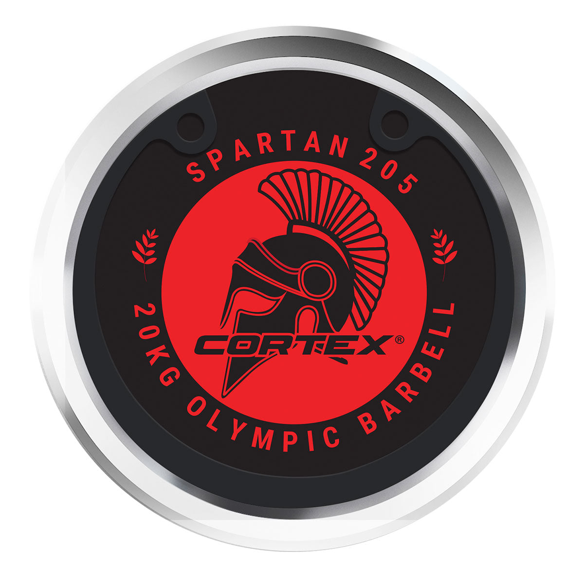 CORTEX SPARTAN205 7ft 20kg Olympic Barbell (Hard Chrome) with Lockjaw Collars