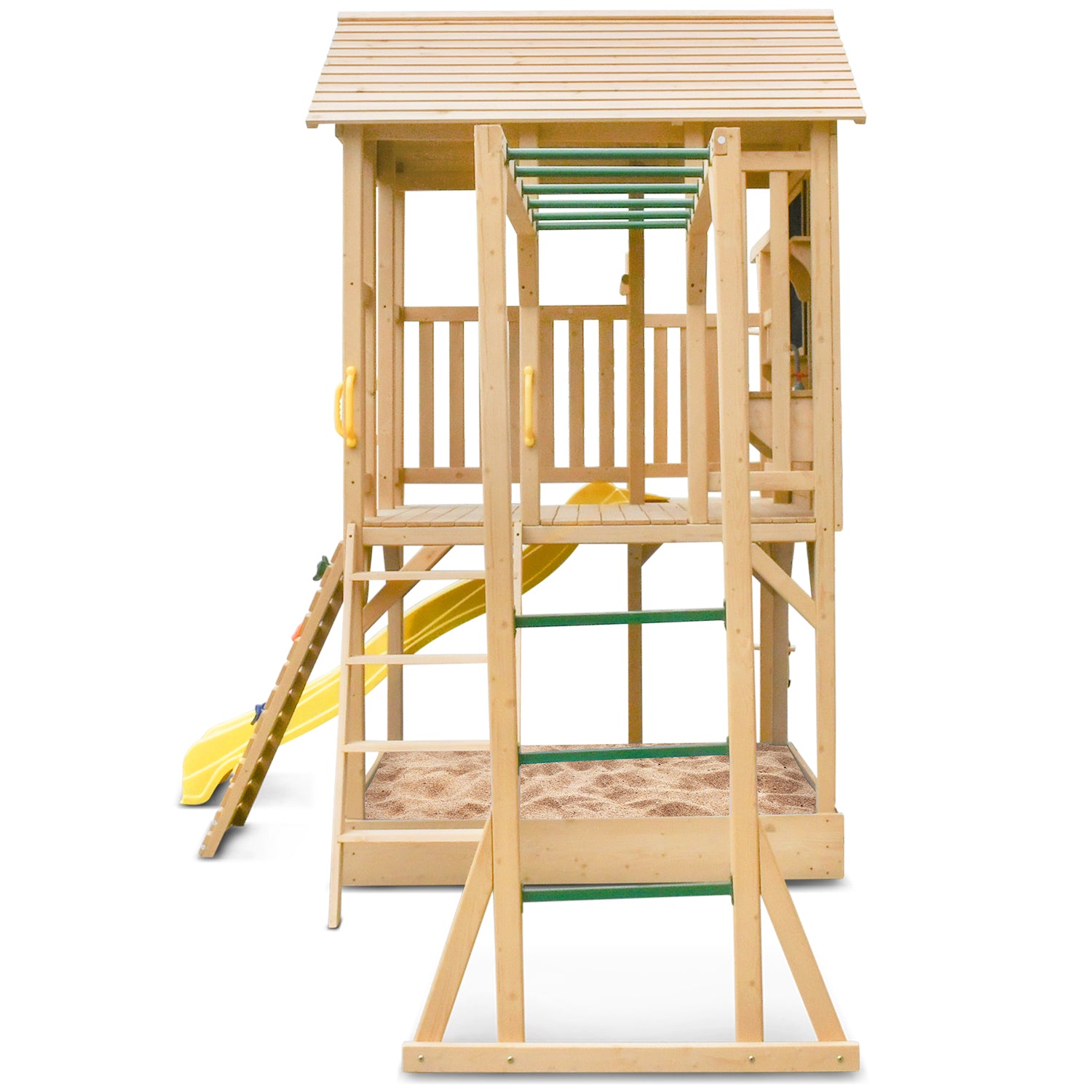 Lifespan Kids Kingston Cubby House with 2.2m Yellow Slide