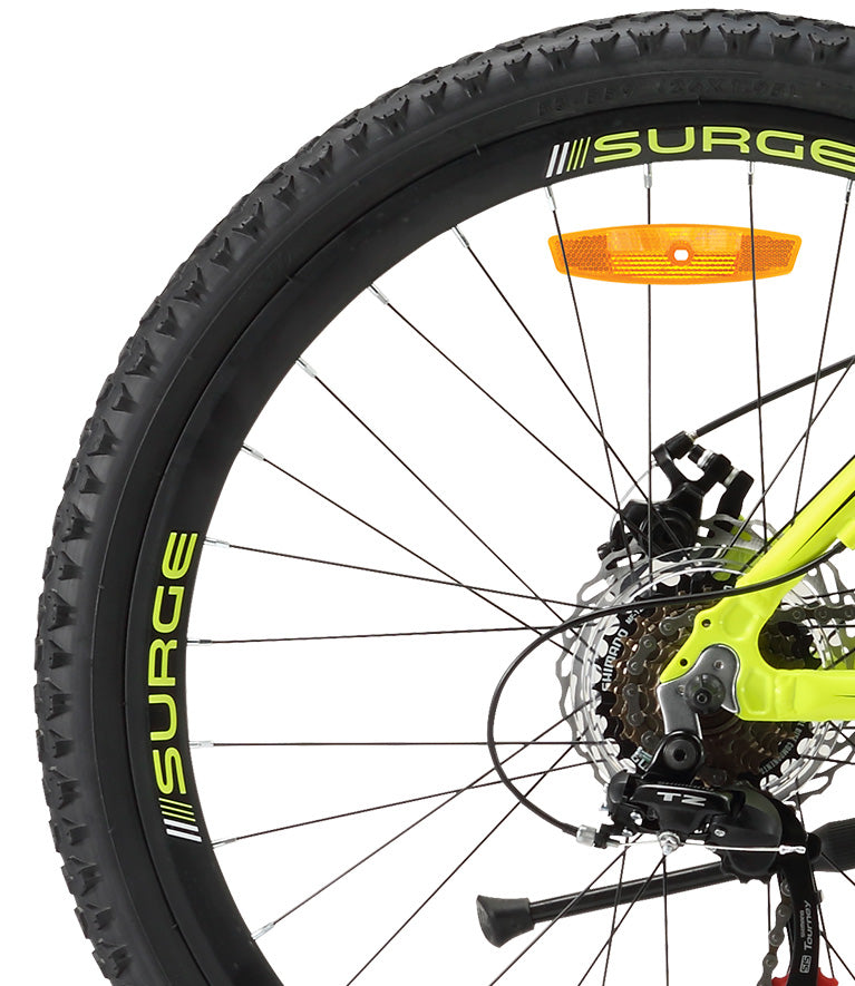 Progear Bikes Surge MTB Mens 26*13" in Fluro Yellow