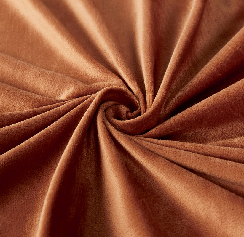 Corduroy Velvet Queen Bed Quilt Cover Set-Bronze