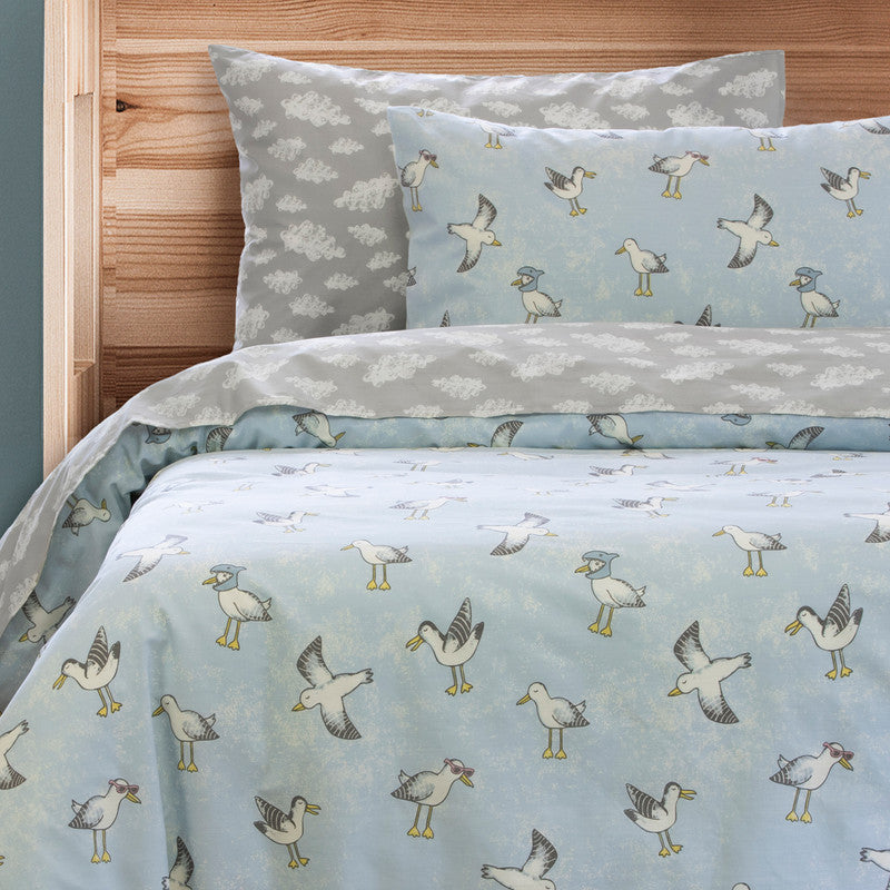 Seagulls QUILT COVER SET - DOUBLE