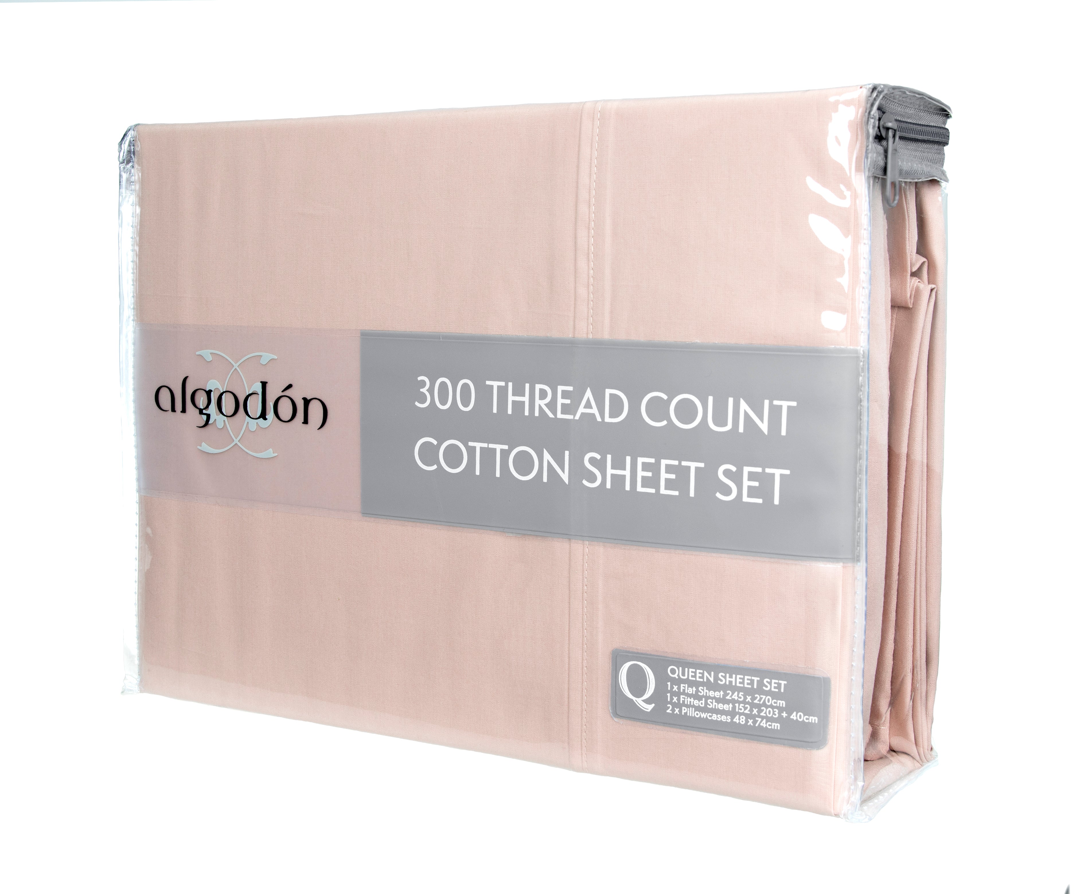 300TC Cotton SHEET SET - SINGLE