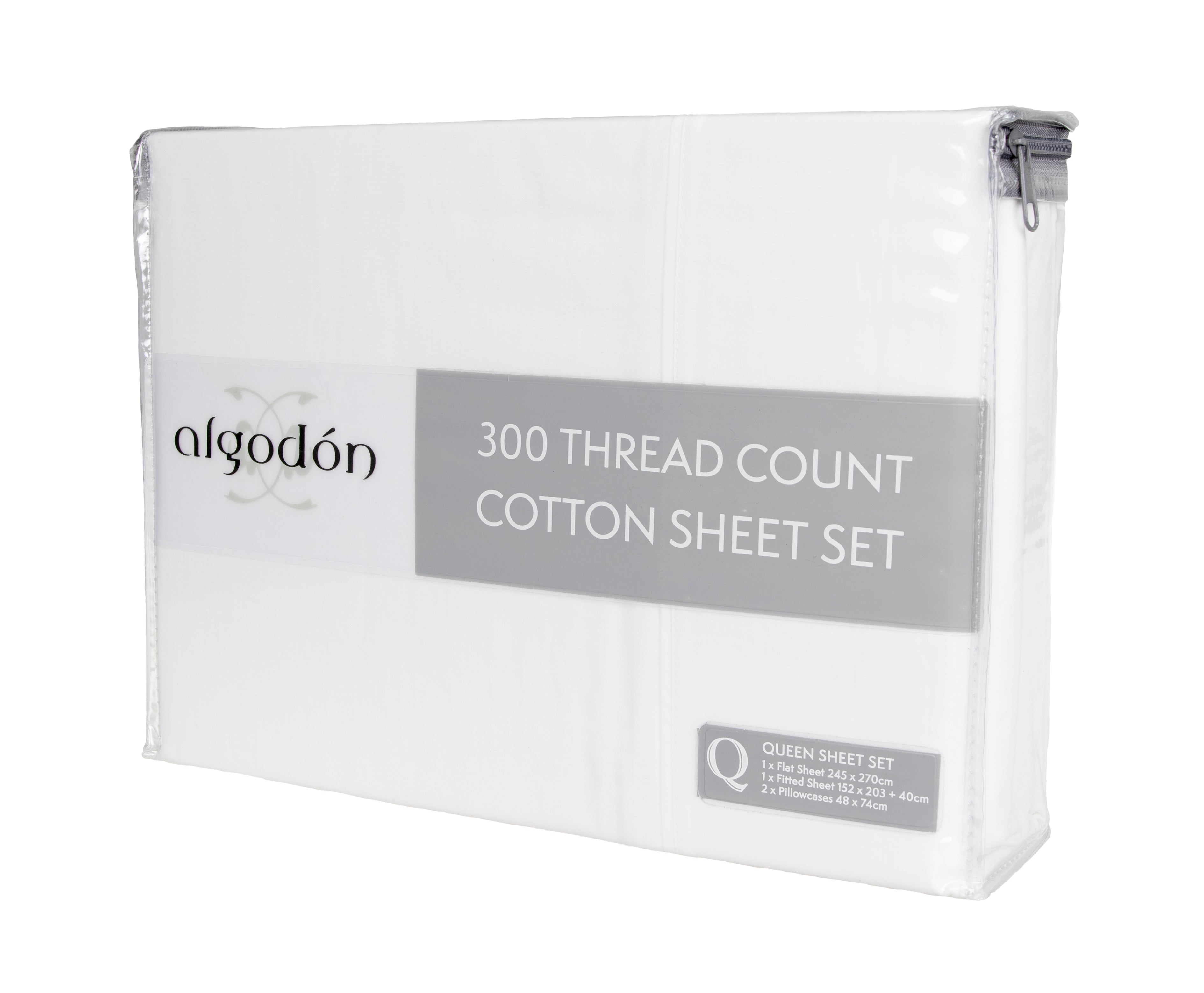 300TC Cotton SHEET SET - MEGA KING