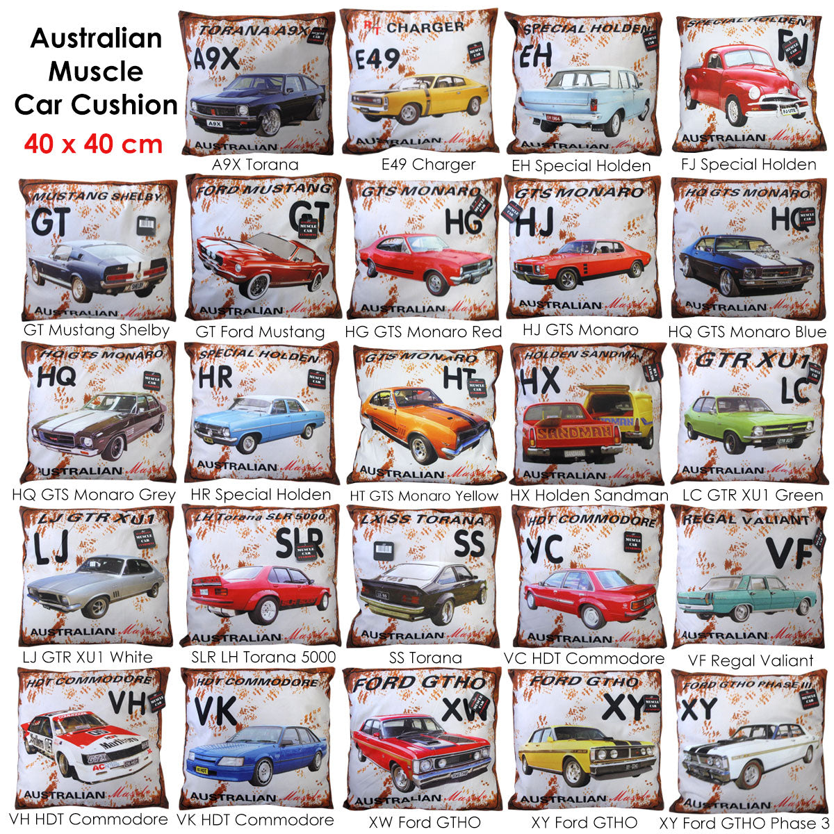 Australian Muscle Car Cushion VF Regal Valiant