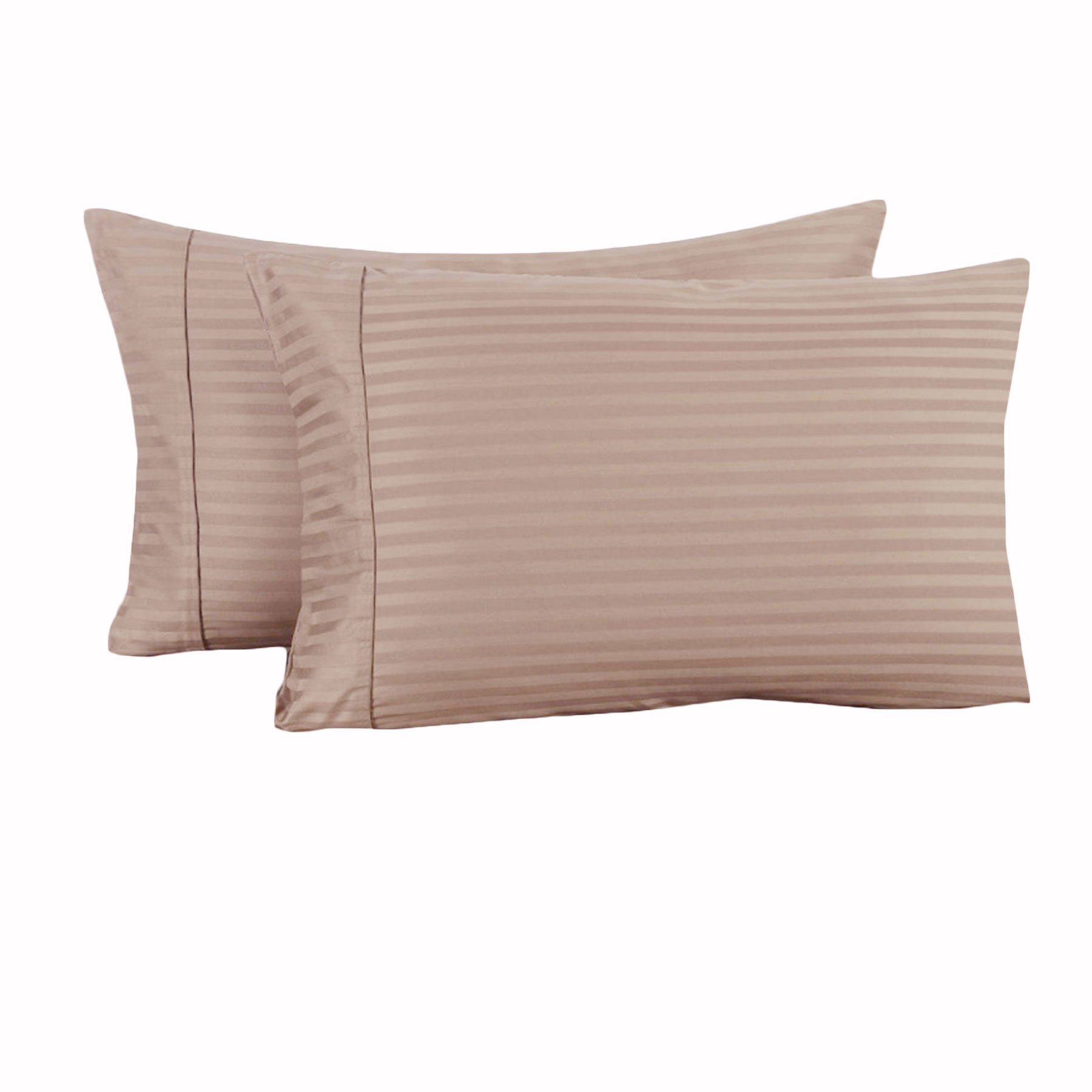 Accessorize 325TC Pair of Cuffed Standard Pillowcases Blush