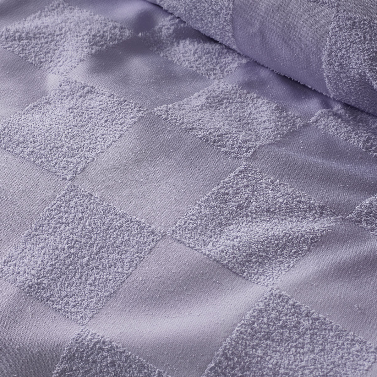 Accessorize Tipo Lilac Chenille Quilt Cover Set Double