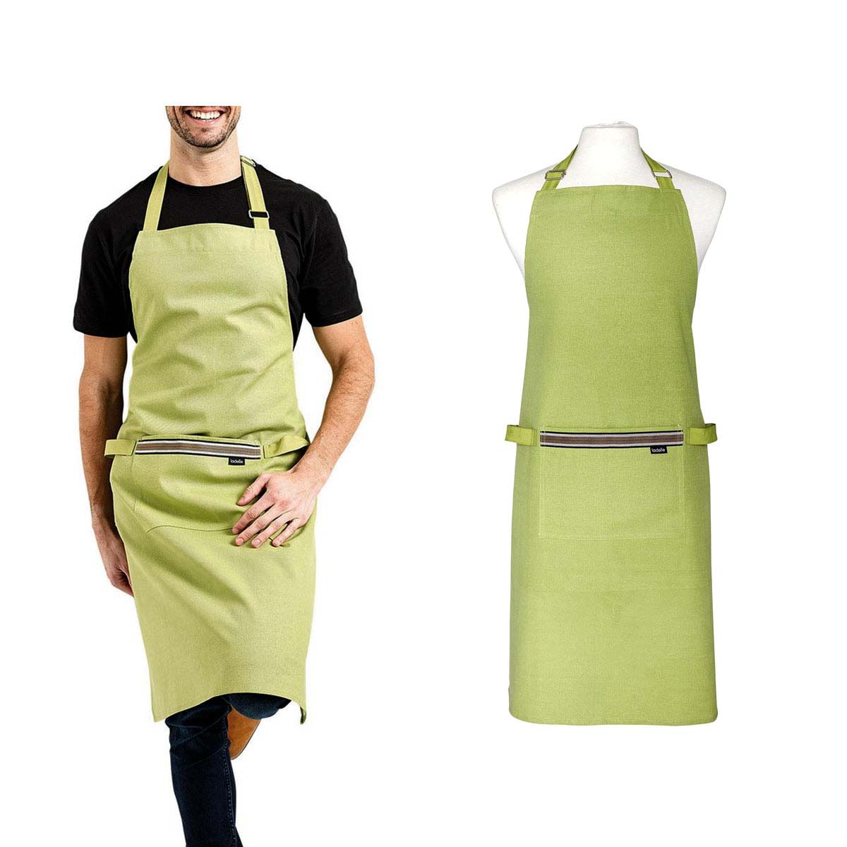 Ladelle Professional Series Sage Cotton Apron