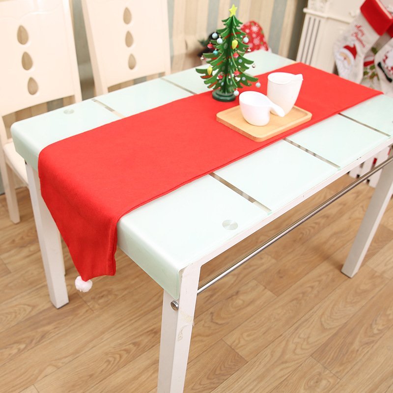 Christmas Chair Covers Tablecloth Runner Decoration Xmas Dinner Party Santa Gift, Table Runner (34 x 176cm)