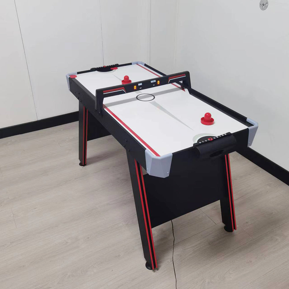 T&R SPORTS 4FT Air Hockey Table With Overhead E-Scorer - Black