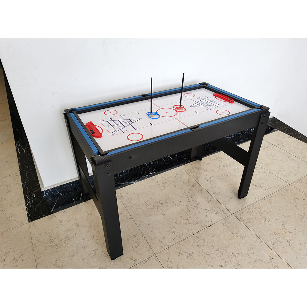 T&R SPORTS 4Ft 15 In 1 Multi-Game Table MDF with Great Stability - Black&Blue